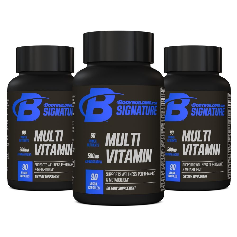 3 - Pack Bodybuilding.com Signature Multivitamin, 270 Capsules Total - Bodybuilding.com